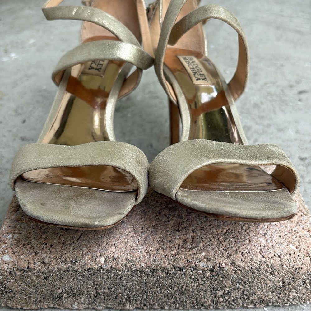 Badgley Mischka Rhinestone heels - Picture 7 of 10